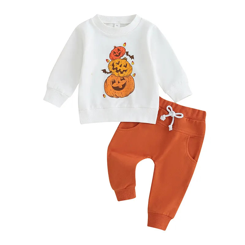 2-Piece Baby Boy Pumpkin Suit