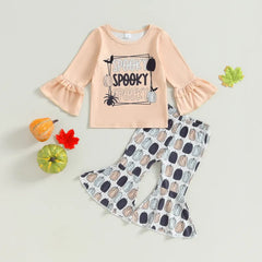 2-Piece Baby girl Spooky Suit