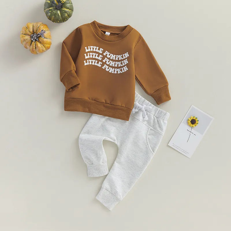 3-Piece Baby Boy Little Pumpkin Suit