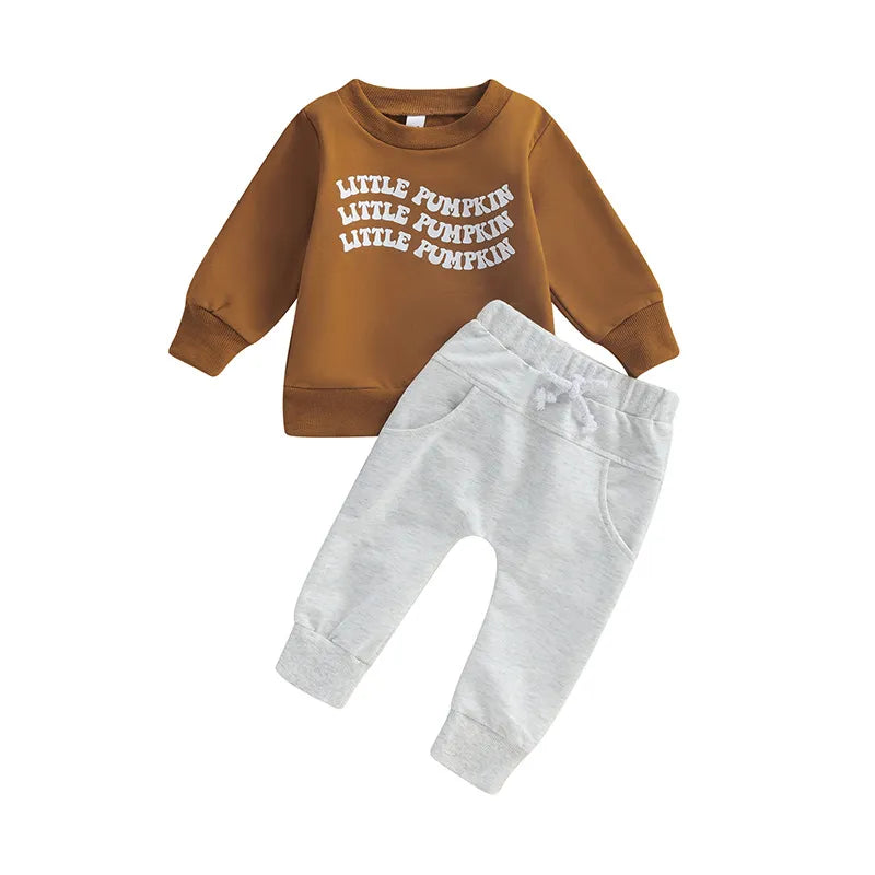 3-Piece Baby Boy Little Pumpkin Suit