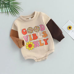 Baby Good Vibes Nnly rRomper