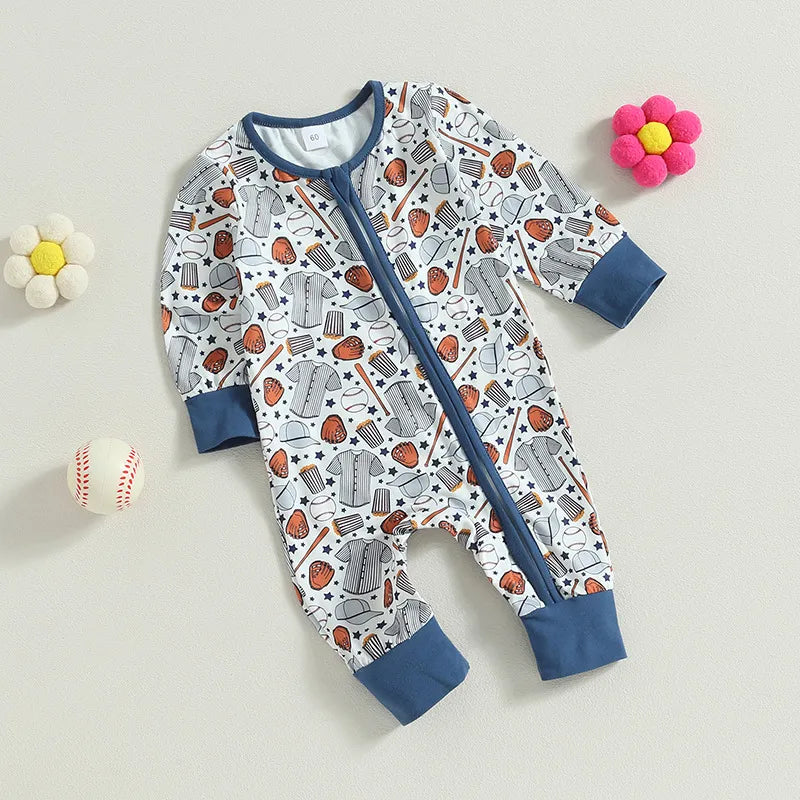 Baby Boy FOOTBALL Romper