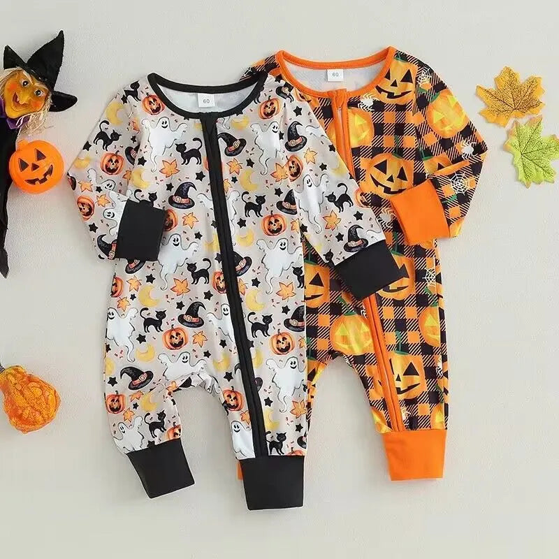 Baby Halloween  Print Rompers