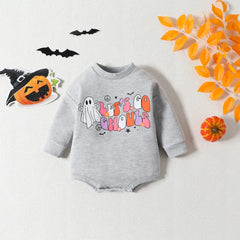 Baby Girl Let's Go Ghouls Romper