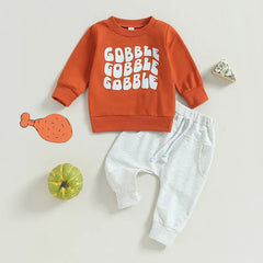 2pcs Baby Boy Thanksgiving Set