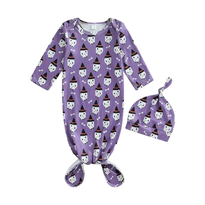 Newborn Halloween Print Sleeping Bag