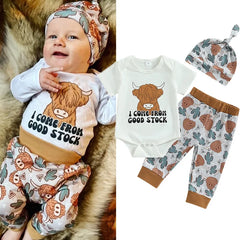 Baby Cow Print Set