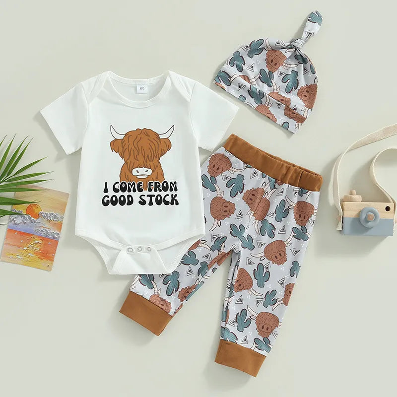 Baby Cow Print Set