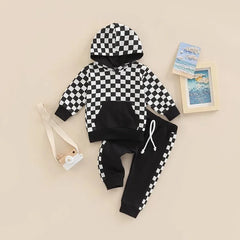 Baby Checkerboard Print Set