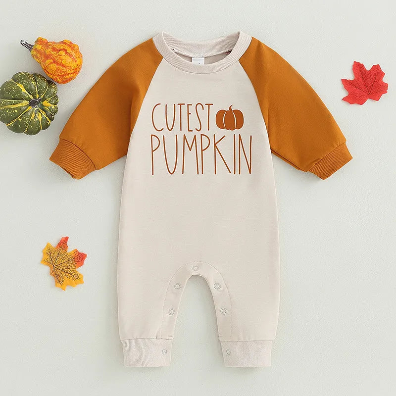 Baby CUTEST PUMPKIN Halloween Romper