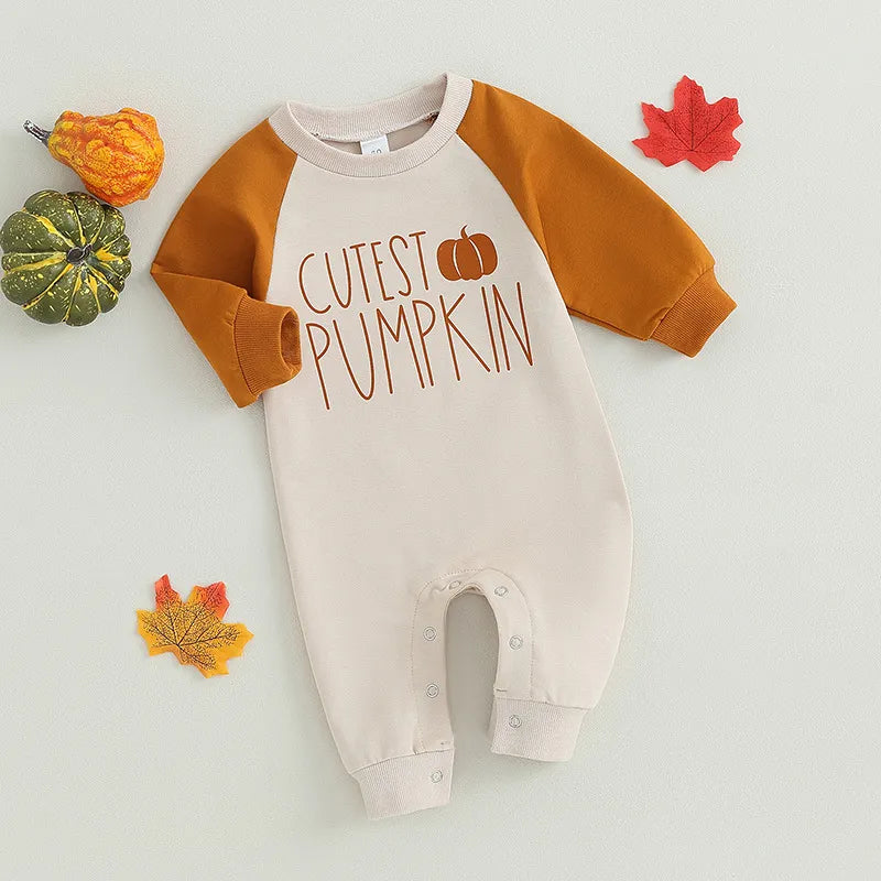 Baby CUTEST PUMPKIN Halloween Romper