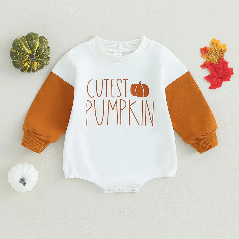 Baby CUTEST PUMPKIN Halloween Romper