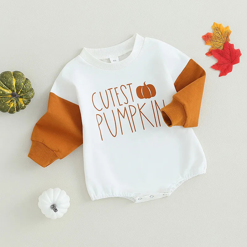 Baby CUTEST PUMPKIN Halloween Romper