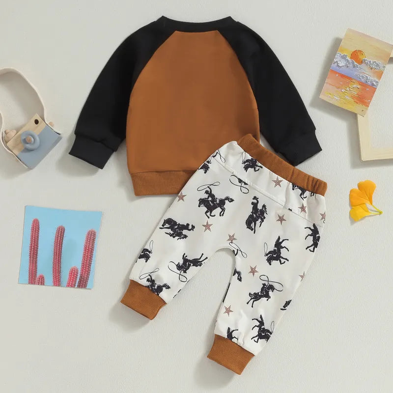 Baby Cowboy Yee-Haw Print Set