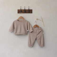 2 Piece Baby Solid Color Set