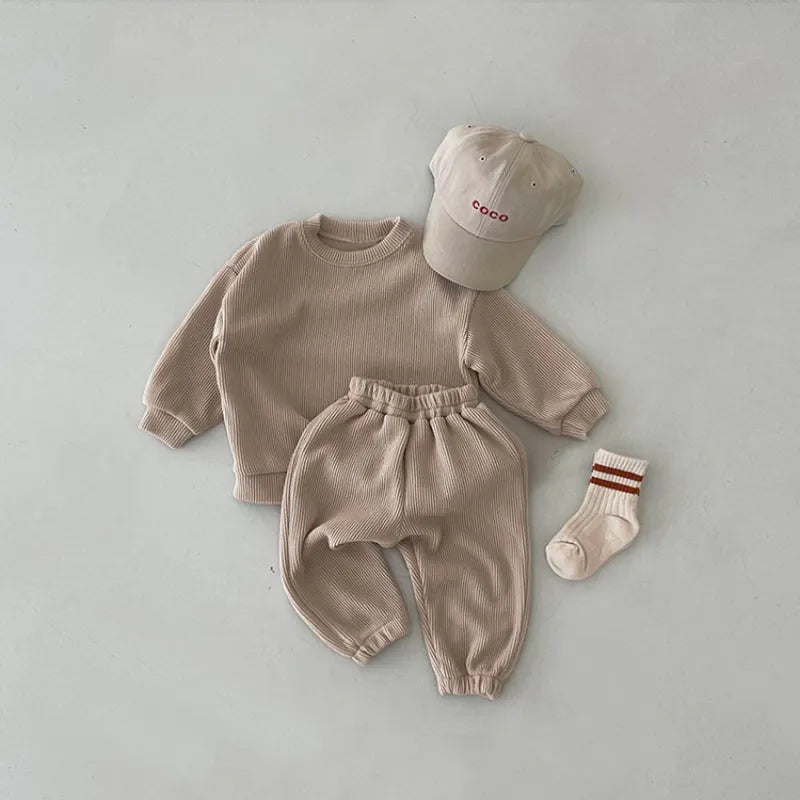 2 Piece Baby Solid Color Set