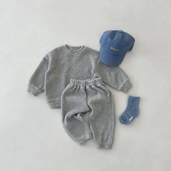 2 Piece Baby Solid Color Set