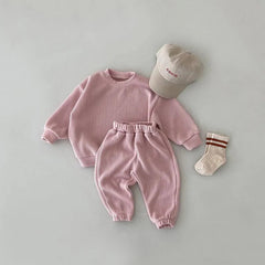 2 Piece Baby Solid Color Set