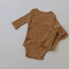 2 Piece Baby Solid Color Set