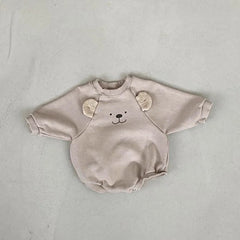 Baby Bear Solid Color Bodysuit