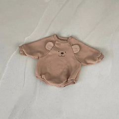 Baby Bear Solid Color Bodysuit