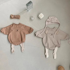 Baby Bear Solid Color Bodysuit