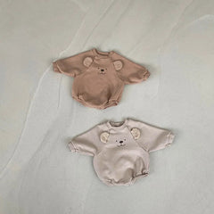 Baby Bear Solid Color Bodysuit