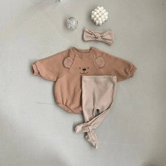 Baby Bear Solid Color Bodysuit