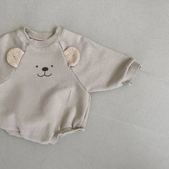 Baby Bear Solid Color Bodysuit