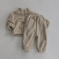 2 Piece Baby Solid Color Set