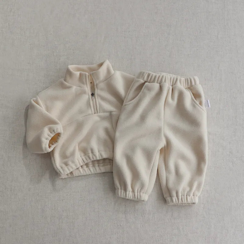 2 Piece Baby Solid Color Set