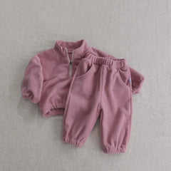 2 Piece Baby Solid Color Set