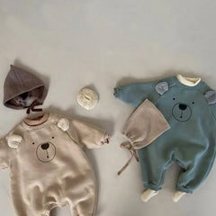 Baby Bear Solid Color Romper