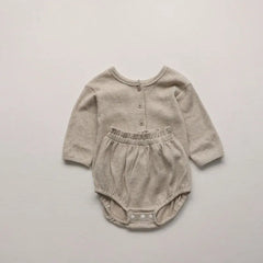 2 Piece Baby Solid Color Set