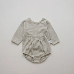 2 Piece Baby Solid Color Set