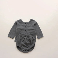 2 Piece Baby Solid Color Set