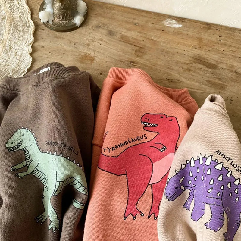 Baby Dinosaur Fleece Lined Bodysuit