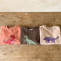 Baby Dinosaur Fleece Lined Bodysuit