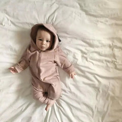 baby dinosaur hoodie romper