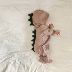 baby dinosaur hoodie romper