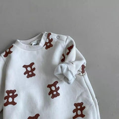 Baby Bear Patch Crew Neck rompe