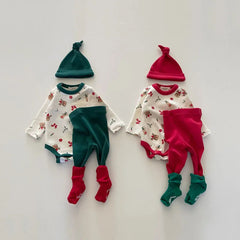 3 piece Baby Christmas pajama set