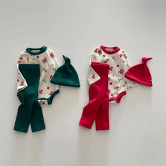 3 piece Baby Christmas pajama set