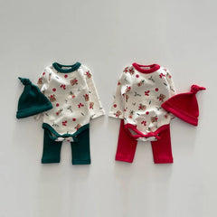 3 piece Baby Christmas pajama set