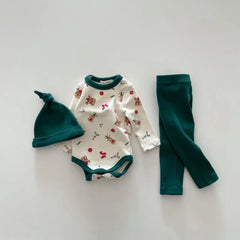 3 piece Baby Christmas pajama set