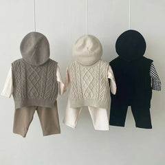 Baby knit sweater vest