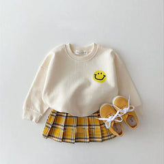 Baby smiley face top