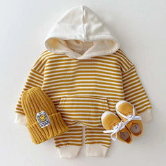 2 piece baby striped suit