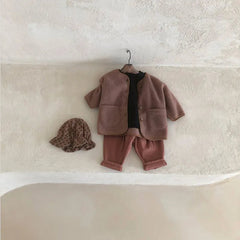 Baby cozy crew-neck top