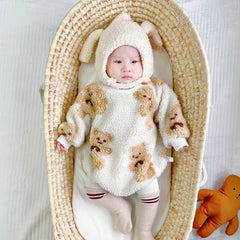 Bear wool lambing Bodysuit